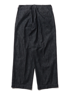 Beams Plus One Wash MIL Trousers Denim Double Dye