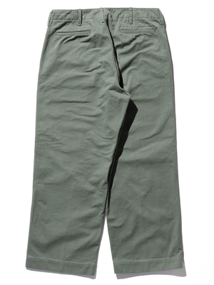 Beams Plus Sage MIL Trousers Herringbone
