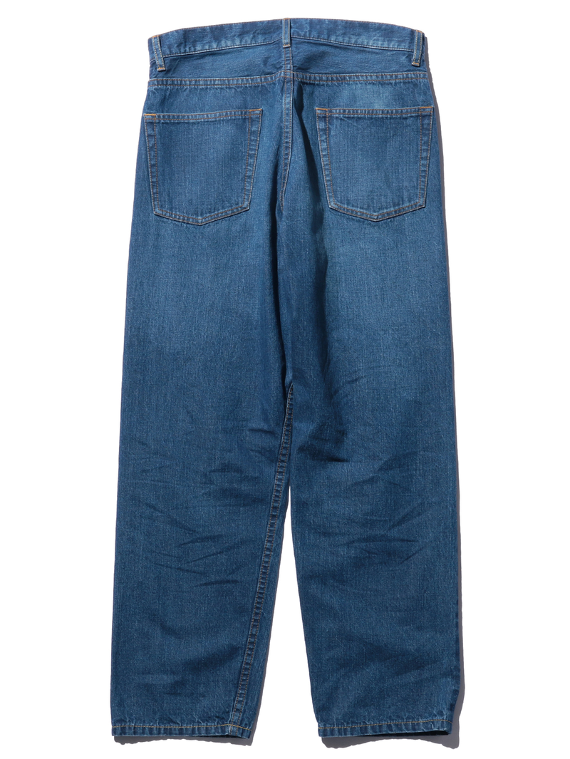 Beams Plus Used 5 Pocket Selvedge Wide Denim
