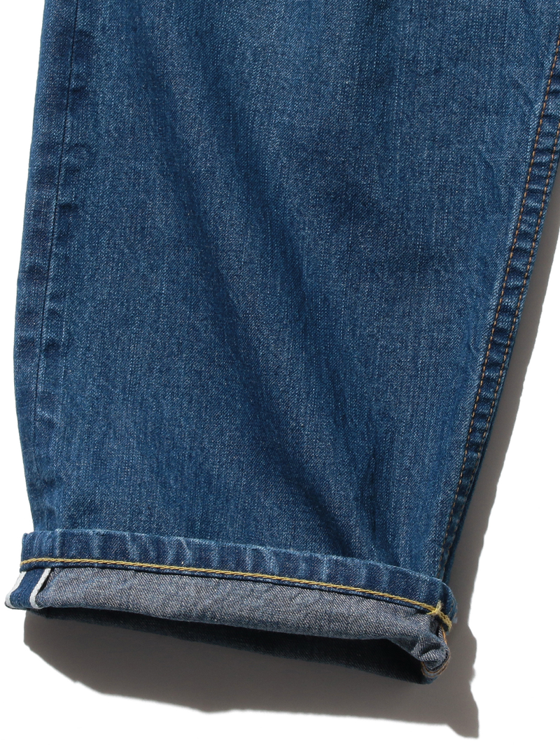 Beams Plus Used 5 Pocket Selvedge Wide Denim