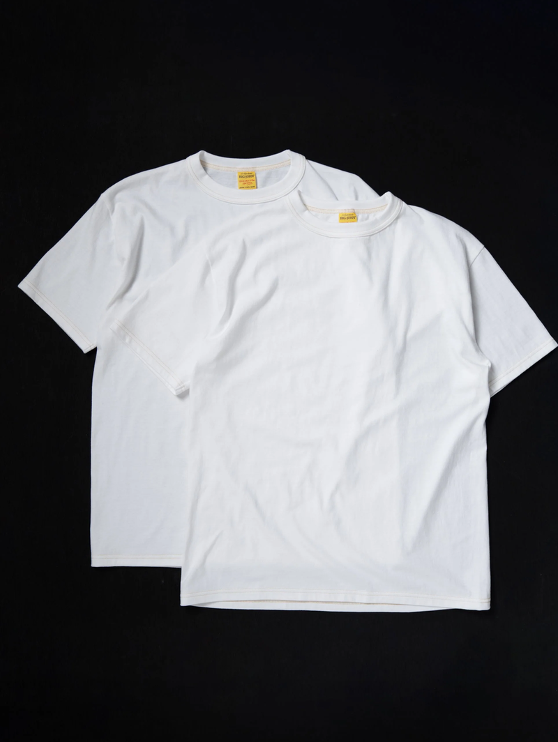 Big John 2 Pack White T-Shirts