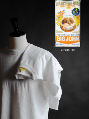 Big John 2 Pack White T-Shirts