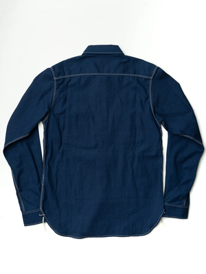 Big John MS003R Dark Indigo Chambray Work Shirt