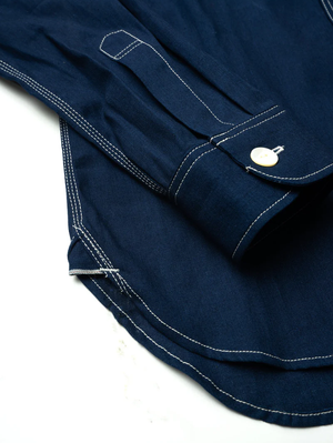 Big John MS003R Dark Indigo Chambray Work Shirt
