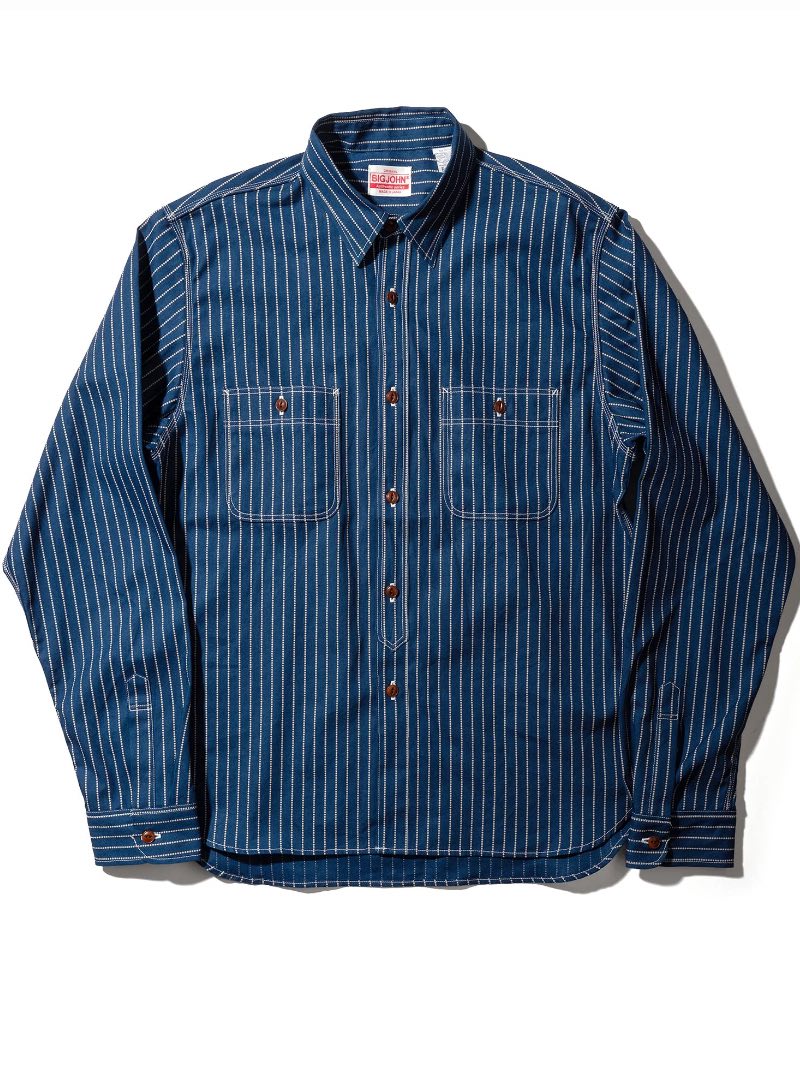 Big John MS003R Wabash Selvedge Chambray Shirt