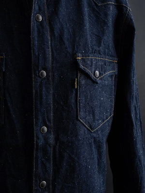 Big John MS004E (001) 10oz Selvedge Denim Western Shirts