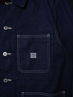Big John WR623F Indigo Nep Denim World Workers Coverall Jacket