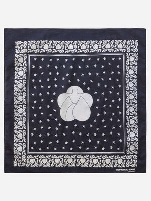 Momotaro MAGD1004 Navy COTTON BANDANA