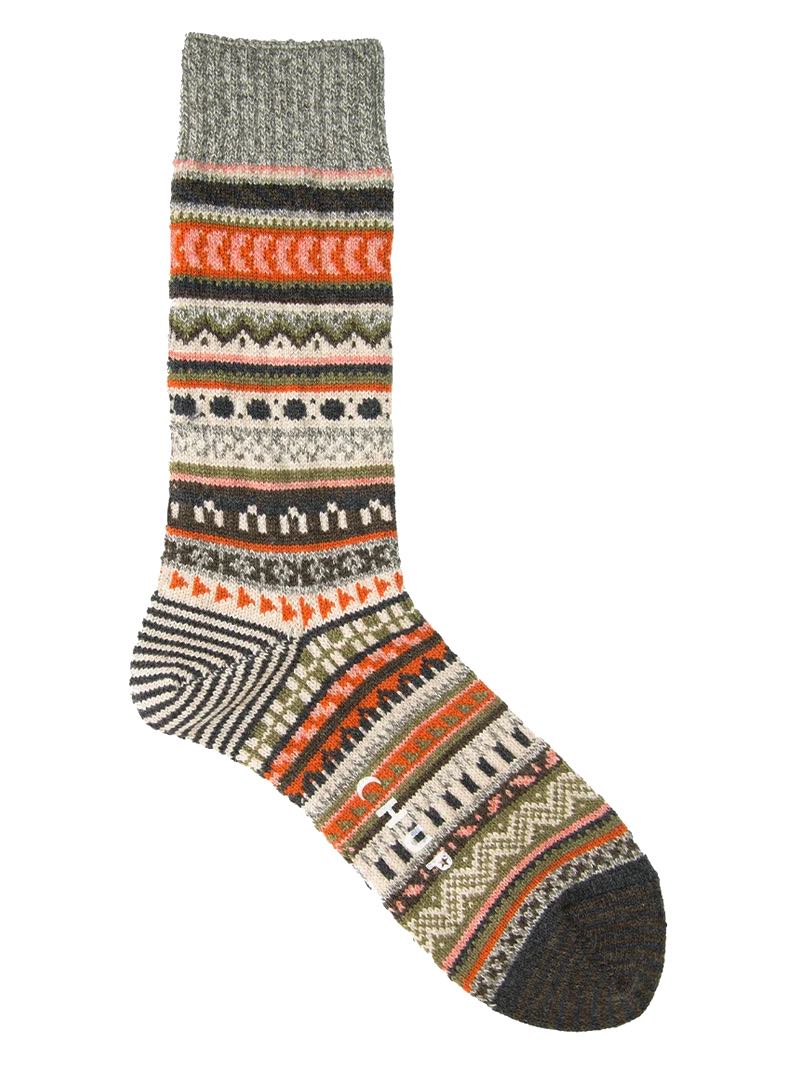 Chup Silver Fiaba Wool Boot Socks