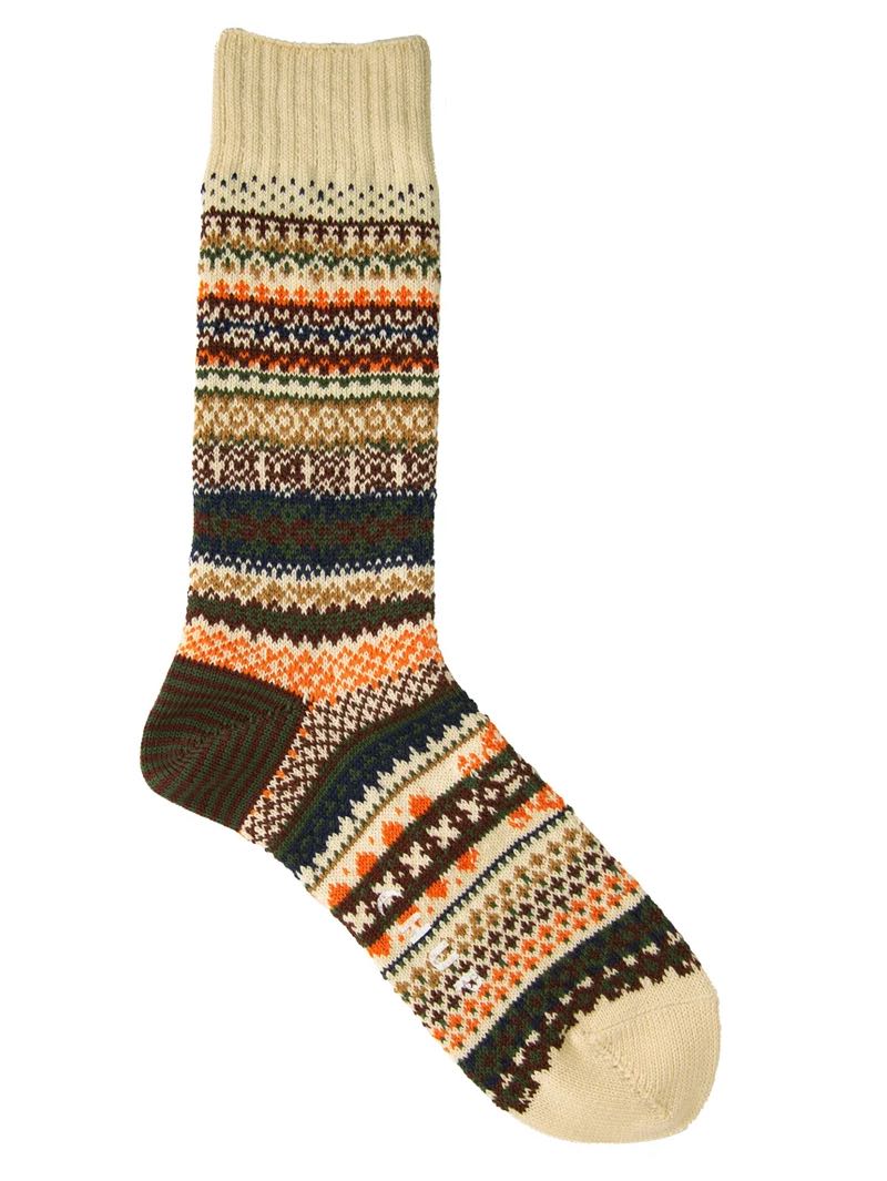 Chup TAUEN Ecru Boot Socks