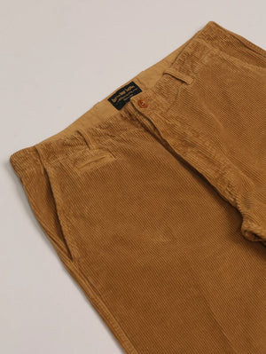 East Harbour F2613 Axel Mustard Wide Corduroy Pants