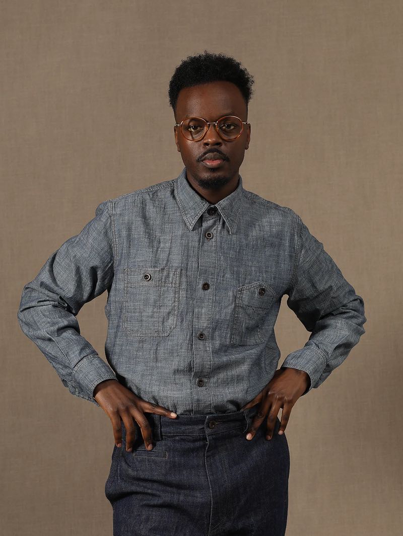 East Harbour F2623 Kodiak Chambray Shirt