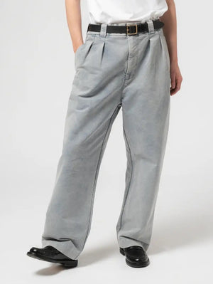 Eat Dust Coastal Blue Double Pleated Pants