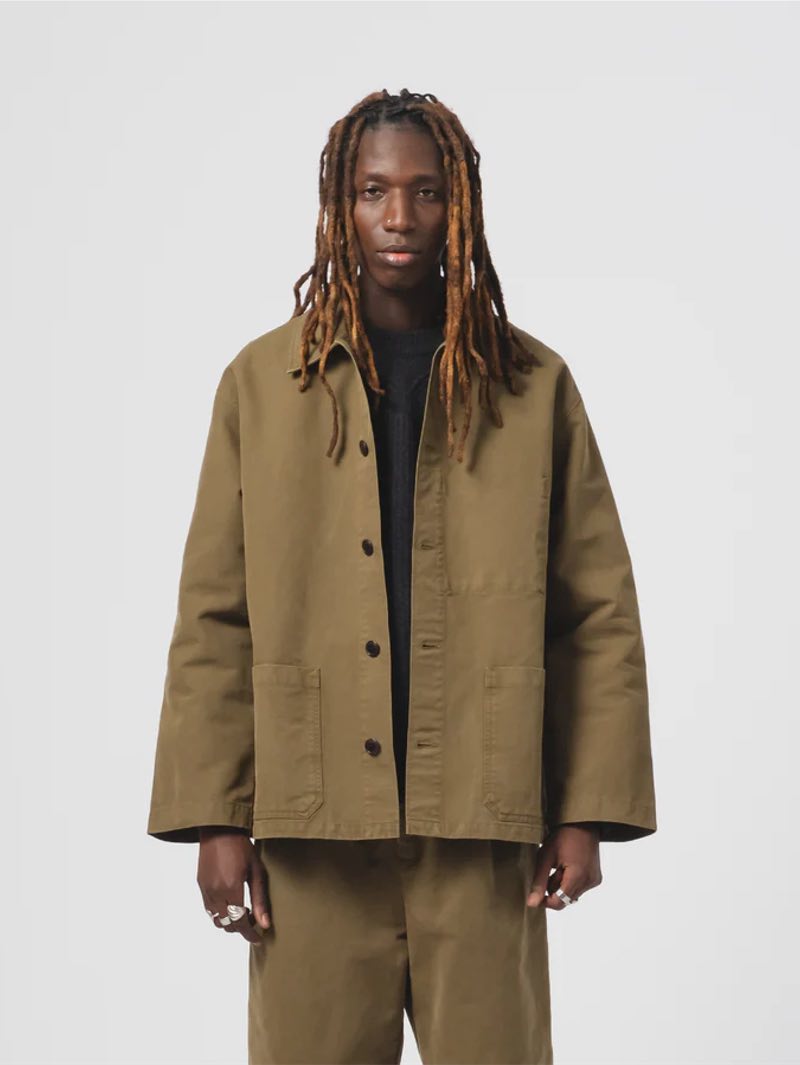 Eat Dust Fossil Green Coach Jacket