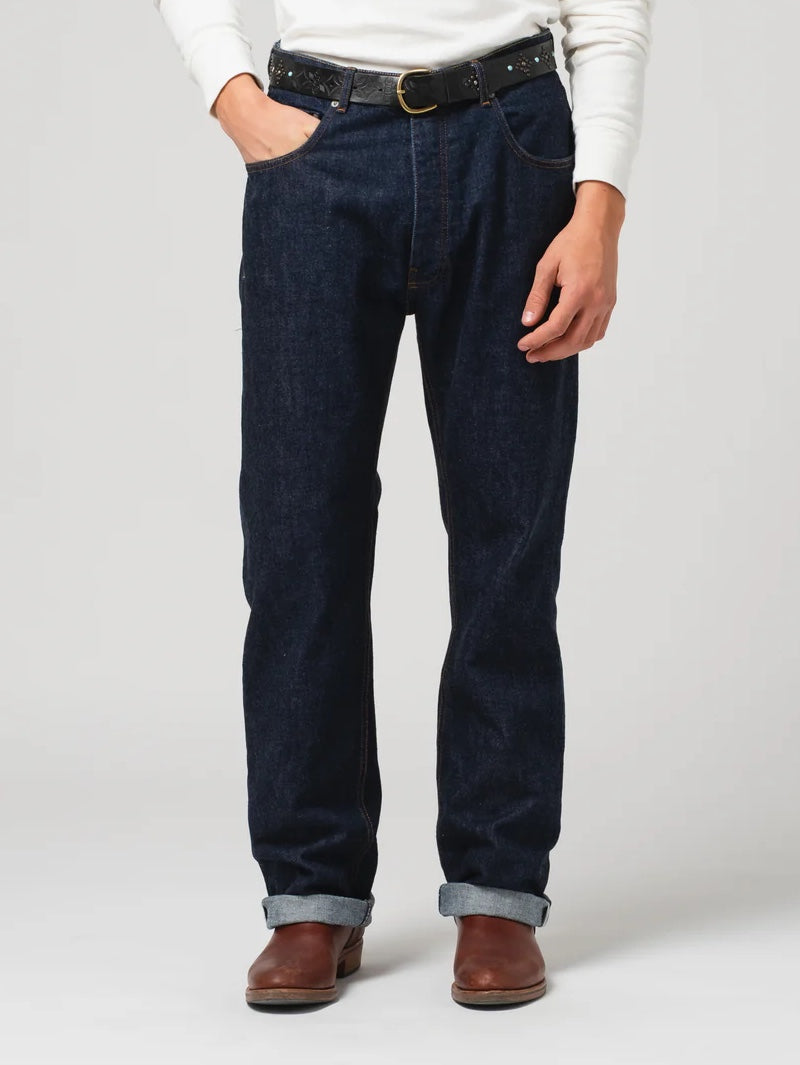 Eat Dust Indigo Rinse EL36 Loose Heavy Selvedge Denim
