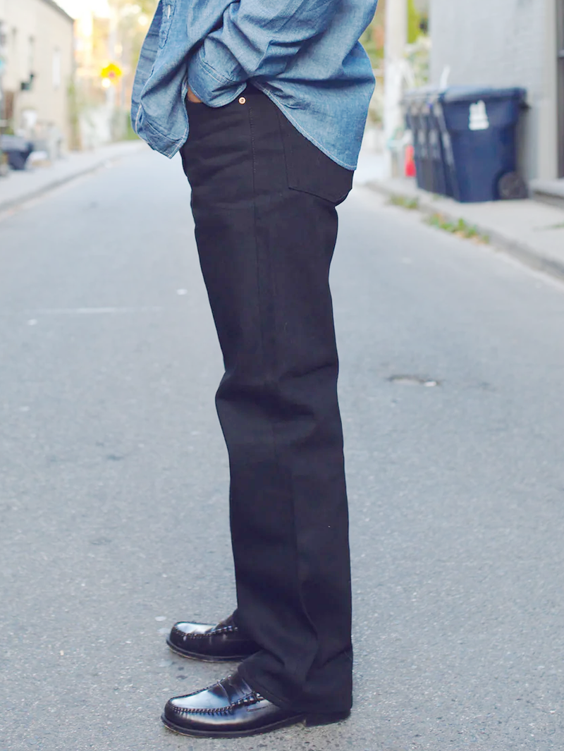 Edwin Akita AKT04 Unwashed Black Wide Straight