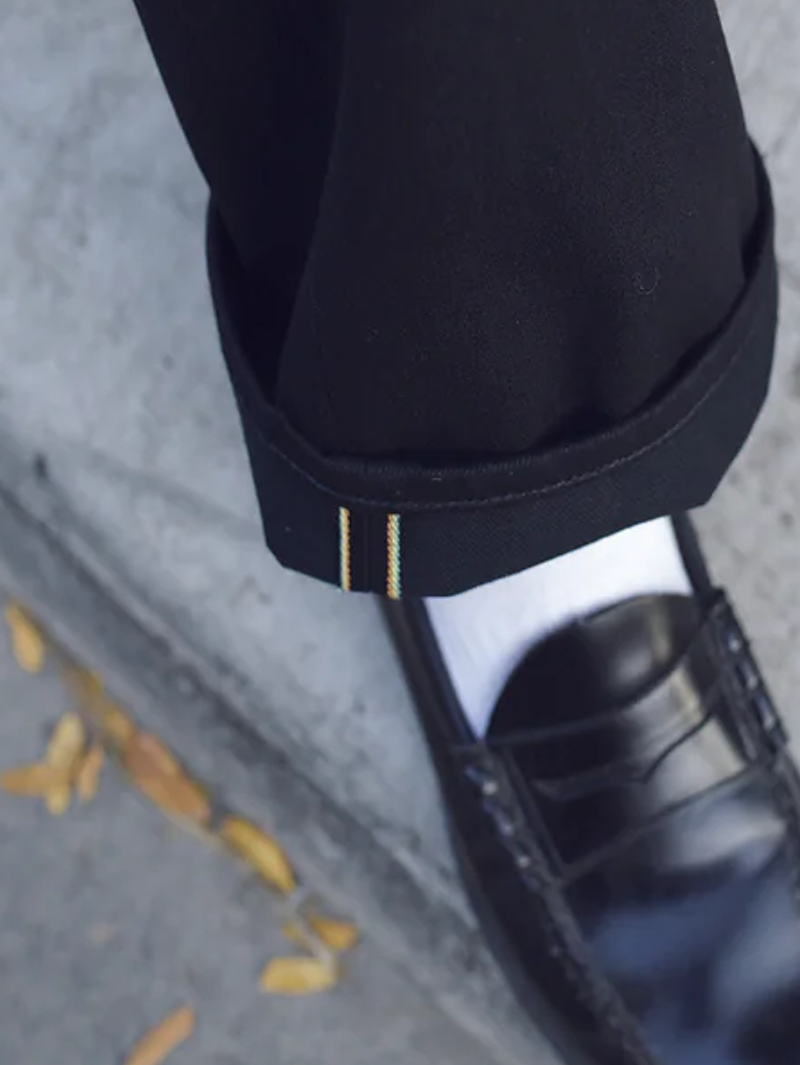 Edwin Akita AKT04 Unwashed Black Wide Straight