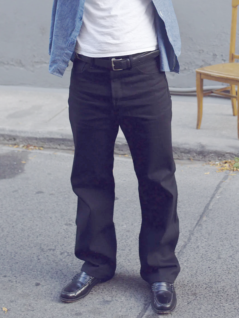 Edwin Akita AKT04 Unwashed Black Wide Straight