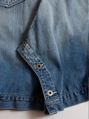 FDMTL DENIM T-FORM JACKET 3YR WASH