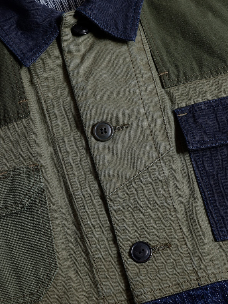 FDMTL FA25JK31B Khaki Coverall Rinsed