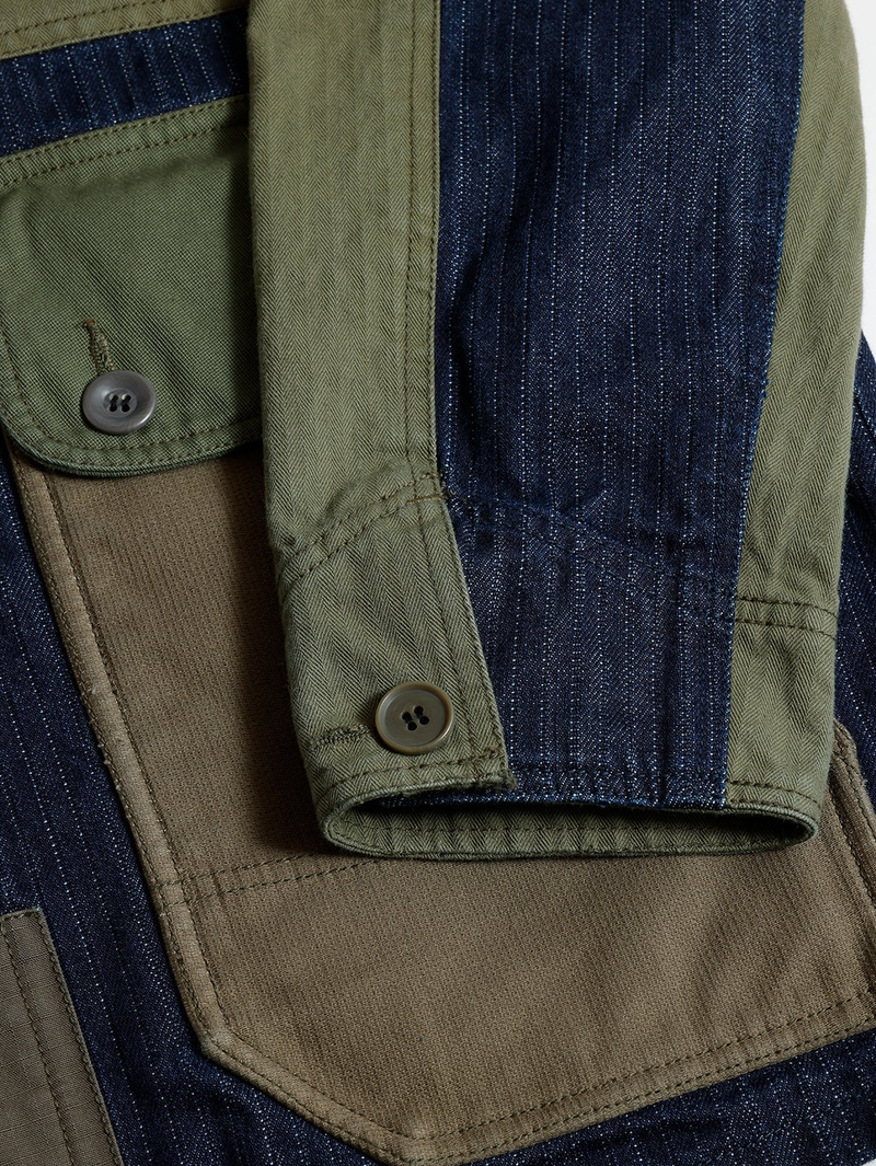 FDMTL FA25JK31B Khaki Coverall Rinsed