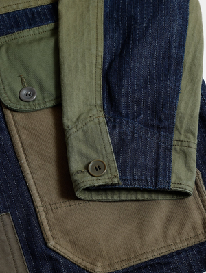 FDMTL FA25JK31B Khaki Coverall Rinsed