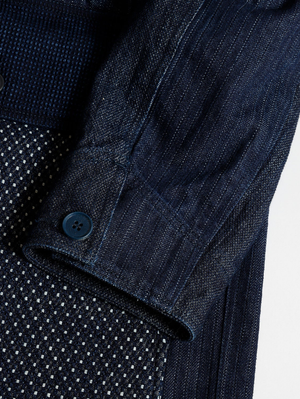 FDMTL FA25JK31R Coverall Jacket Rinsed