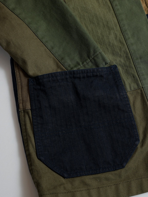 FDMTL FA25JK32B Khaki Haori Jacket