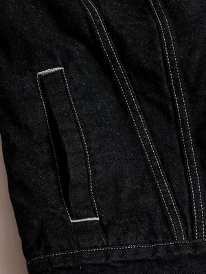 FDMTL FA25JK43B Brown THIRD JACKET COVERALL RINSE