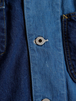 FDMTL FA25JK43U Indigo THIRD JACKET COVERALL3YR WASH