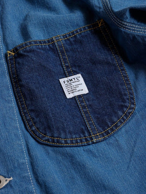 FDMTL FA25JK43U Indigo THIRD JACKET COVERALL3YR WASH