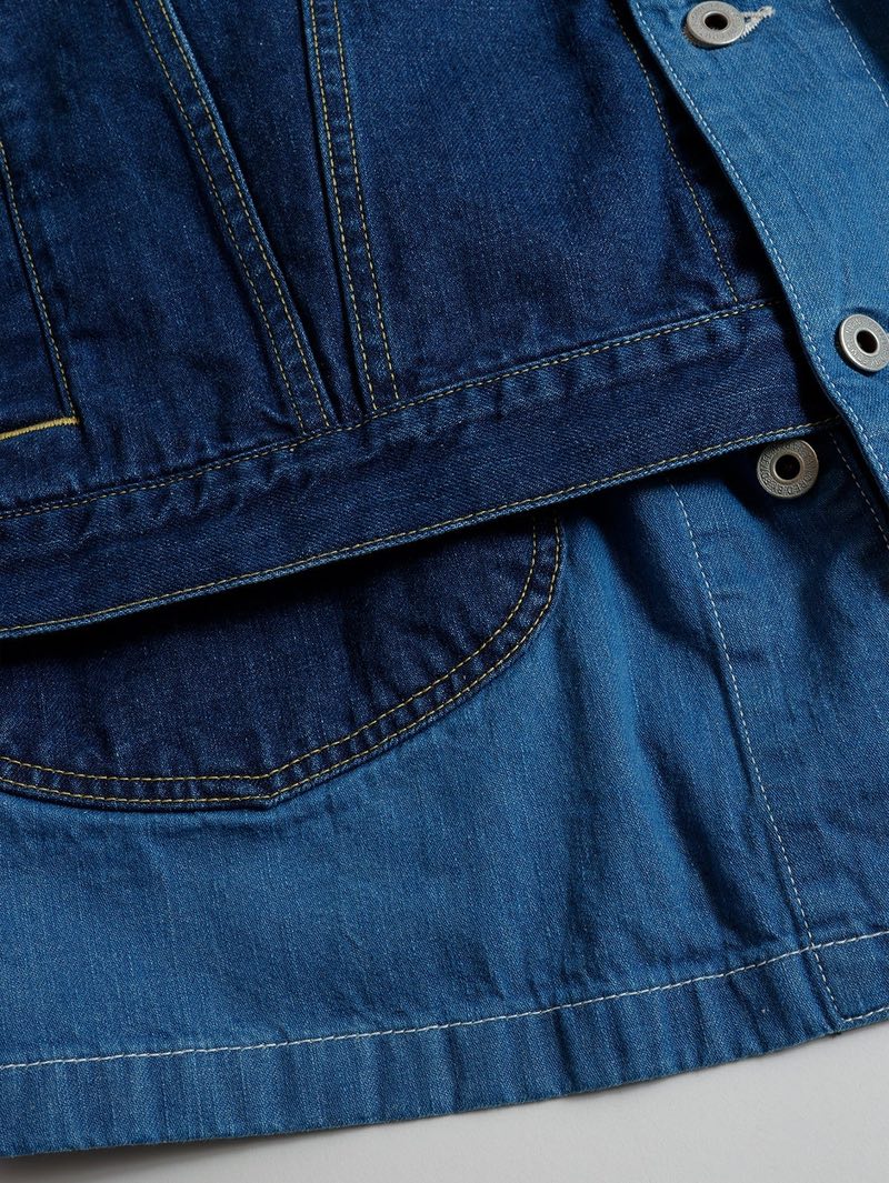 FDMTL FA25JK43U Indigo THIRD JACKET COVERALL3YR WASH