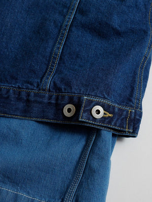 FDMTL FA25JK43U Indigo THIRD JACKET COVERALL3YR WASH