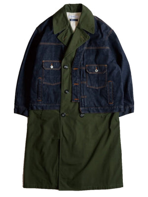 FDMTL FA25JK44-KH Khaki Second Jacket Trench