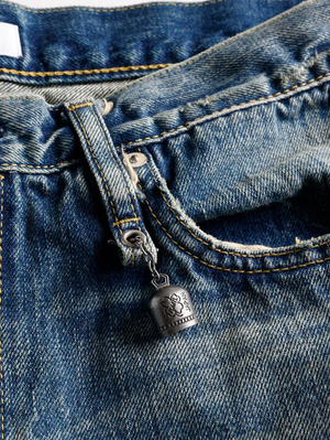 FDMTL FA25MG131 Indigo Patchwork Classic Fit Denim CS131