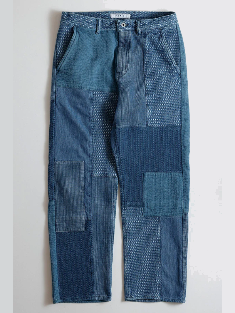 FDMTL FA25PN32U Patchwork Wide Pants 3 YR Wash