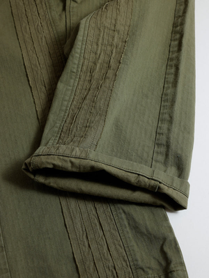 FDMTL FA25PN35B Khaki Obi Center Stripe Pants