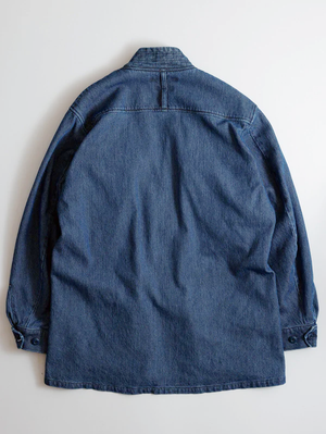 FDMTL FA25TP44U Indigo Haori Jungle 3 YR Wash jacket