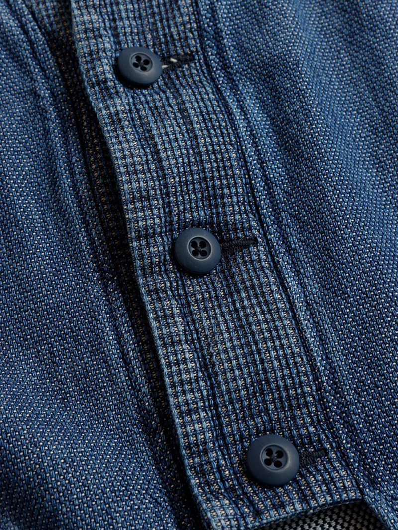 FDMTL FA25TP44U Indigo Haori Jungle 3 YR Wash jacket