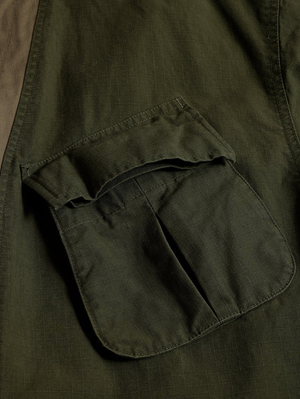 FDMTL FA25TP45B Khaki Haori Jungle Long Jacket