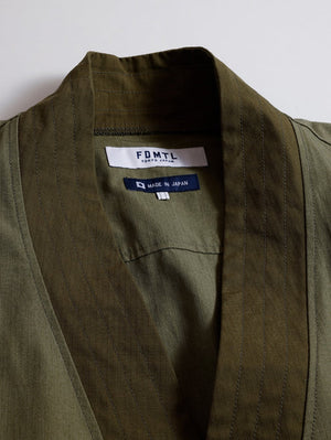 FDMTL HAORI TAPE JACKET KHAKI