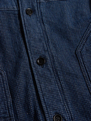 FDMTL INDIGO CARDIGAN 3YR WASH