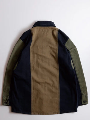 FDMTL PACHWORK COVERALL JACKET RINSE