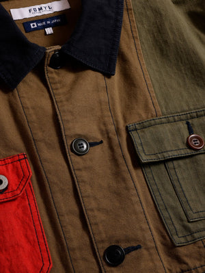 FDMTL PACHWORK COVERALL JACKET RINSE