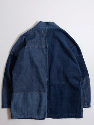 FDMTL PACHWORK HAORI JACKET 3YR WASH
