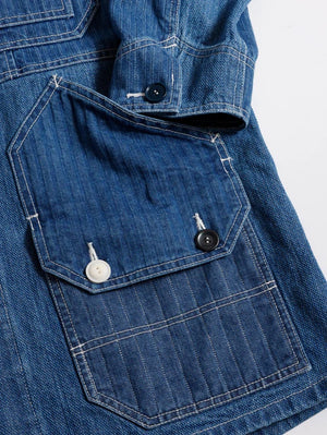 FDMTL PATCHWORK COVERALL JACKET 3YR WASH