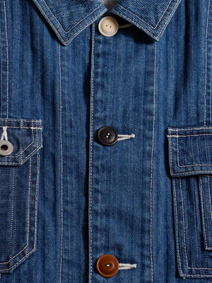 FDMTL PATCHWORK COVERALL JACKET 3YR WASH