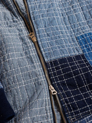 FDMTL SASHIKO BOMBER JACKET RINSE