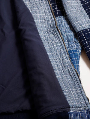 FDMTL SASHIKO BOMBER JACKET RINSE
