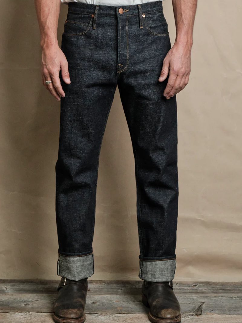 Freenote Cloth Belford Straight 17 oz Indigo Denim